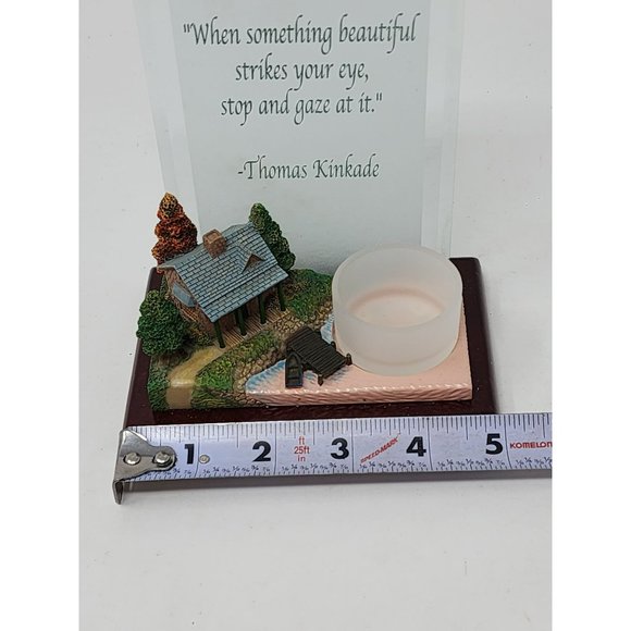 Our America Thomas Kinkade Candle Plaque The End Of A Perfect Day #28019 - Picture 8 of 13